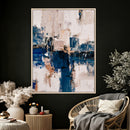 Abstract Navy Blue Wall Art Canvas Print by MyGreatCanvas | Canvas Wall Art Prints | Photo Prints & Wall Decor