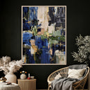 Abstract Dark Blue Wall Art Canvas Print by MyGreatCanvas | Canvas Wall Art Prints | Photo Prints & Wall Decor