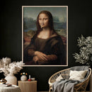 Funny Bathroom Canvas Wall Art Print, Mona Lisa Clothespin by MyGreatCanvas | Canvas Wall Art Prints | Photo Prints & Wall Decor