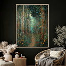 Gustav Klimt Style Forest Canvas Wall Art, Golden Forest by MyGreatCanvas | Canvas Wall Art Prints | Photo Prints & Wall Decor