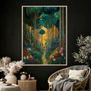Gustav Klimt Style Forest Canvas Wall Art, Golden Forest by MyGreatCanvas | Canvas Wall Art Prints | Photo Prints & Wall Decor