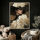 Glamour Woman Portrait Canvas Wall Art, Elegant Patel Women Portrait Print by MyGreatCanvas | Canvas Wall Art Prints | Photo Prints & Wall Decor