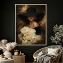 Glamour Woman Portrait Canvas Wall Art, Elegant Patel Women Portrait Print by MyGreatCanvas | Canvas Wall Art Prints | Photo Prints & Wall Decor