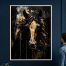 Abstract Horse Wall Art Canvas Print – Painted Style Western by MyGreatCanvas | Canvas Wall Art Prints | Photo Prints & Wall Decor