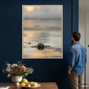 Sea Turtle Hatchling Wall Art Canvas Print – Soft Coastal by MyGreatCanvas | Canvas Wall Art Prints | Photo Prints & Wall Decor