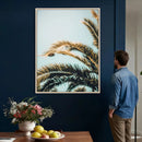 Palm Leaves Wall Art Canvas Print, Minimal Tropical Palm by MyGreatCanvas | Canvas Wall Art Prints | Photo Prints & Wall Decor