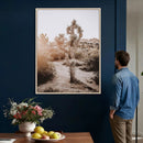 Joshua Tree Desert Wall Art Canvas Print, Minimal Southwest by MyGreatCanvas | Canvas Wall Art Prints | Photo Prints & Wall Decor