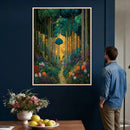Gustav Klimt Style Forest Canvas Wall Art, Golden Forest by MyGreatCanvas | Canvas Wall Art Prints | Photo Prints & Wall Decor
