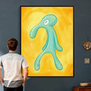 Squidward Tentacles Wall Art Canvas Print – Bold and Brash by MyGreatCanvas | Canvas Wall Art Prints | Photo Prints & Wall Decor