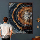 Abstract Wood Grain Canvas Print, Tree Ring Pattern Wall by MyGreatCanvas | Canvas Wall Art Prints | Photo Prints & Wall Decor
