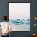 Ocean Wave Wall Art Canvas Print, Minimal Seascape by MyGreatCanvas | Canvas Wall Art Prints | Photo Prints & Wall Decor