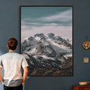 Alpine Mountain Landscape Wall Art Canvas Print, Snowy Peak by MyGreatCanvas | Canvas Wall Art Prints | Photo Prints & Wall Decor