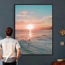 Sunset Surf Wall Art Canvas Print – Coastal Ocean by MyGreatCanvas | Canvas Wall Art Prints | Photo Prints & Wall Decor