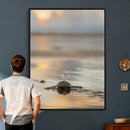 Sea Turtle Hatchling Wall Art Canvas Print – Soft Coastal by MyGreatCanvas | Canvas Wall Art Prints | Photo Prints & Wall Decor