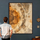 Abstract Wood Ring Wall Art Canvas Print – Natural Tree Ring by MyGreatCanvas | Canvas Wall Art Prints | Photo Prints & Wall Decor