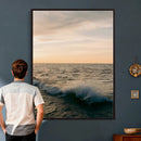Ocean Wave Wall Art Canvas Print, Calm Coastal Nature by MyGreatCanvas | Canvas Wall Art Prints | Photo Prints & Wall Decor