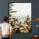 Fall Forest Wall Art Canvas Print – Soft Evergreen Woodland by MyGreatCanvas | Canvas Wall Art Prints | Photo Prints & Wall Decor