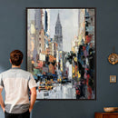 Chrysler Building New York Wall Art Canvas Print, Abstract by MyGreatCanvas | Canvas Wall Art Prints | Photo Prints & Wall Decor