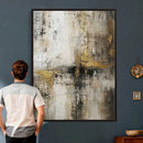 Framed Abstract Wall Art Canvas Print, Gold Black Modern by MyGreatCanvas | Canvas Wall Art Prints | Photo Prints & Wall Decor