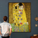 The Kiss Wall Art Canvas Print – Gustav Klimt The Kiss Gold by MyGreatCanvas | Canvas Wall Art Prints | Photo Prints & Wall Decor