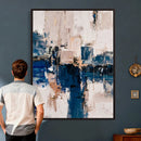 Abstract Navy Blue Wall Art Canvas Print by MyGreatCanvas | Canvas Wall Art Prints | Photo Prints & Wall Decor