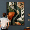 Abstract Green Flowers Wall Art Canvas Print by MyGreatCanvas | Canvas Wall Art Prints | Photo Prints & Wall Decor