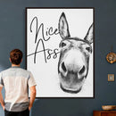 Nice Ass Funny Canvas Wall Art for Bathroom Wall Decor Cute by MyGreatCanvas | Canvas Wall Art Prints | Photo Prints & Wall Decor