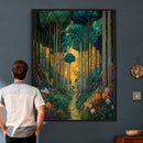 Gustav Klimt Style Forest Canvas Wall Art, Golden Forest by MyGreatCanvas | Canvas Wall Art Prints | Photo Prints & Wall Decor