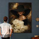 Glamour Woman Portrait Canvas Wall Art, Elegant Patel Women Portrait Print by MyGreatCanvas | Canvas Wall Art Prints | Photo Prints & Wall Decor