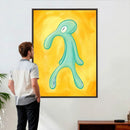 Squidward Tentacles Wall Art Canvas Print – Bold and Brash by MyGreatCanvas | Canvas Wall Art Prints | Photo Prints & Wall Decor