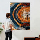 Abstract Wood Grain Canvas Print, Tree Ring Pattern Wall by MyGreatCanvas | Canvas Wall Art Prints | Photo Prints & Wall Decor