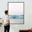 Ocean Wave Wall Art Canvas Print, Minimal Seascape by MyGreatCanvas | Canvas Wall Art Prints | Photo Prints & Wall Decor