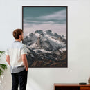 Alpine Mountain Landscape Wall Art Canvas Print, Snowy Peak by MyGreatCanvas | Canvas Wall Art Prints | Photo Prints & Wall Decor