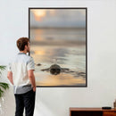 Sea Turtle Hatchling Wall Art Canvas Print – Soft Coastal by MyGreatCanvas | Canvas Wall Art Prints | Photo Prints & Wall Decor