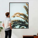 Palm Leaves Wall Art Canvas Print, Minimal Tropical Palm by MyGreatCanvas | Canvas Wall Art Prints | Photo Prints & Wall Decor