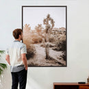 Joshua Tree Desert Wall Art Canvas Print, Minimal Southwest by MyGreatCanvas | Canvas Wall Art Prints | Photo Prints & Wall Decor