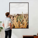 Minimal Desert Cactus Wall Art Canvas Print, Neutral by MyGreatCanvas | Canvas Wall Art Prints | Photo Prints & Wall Decor
