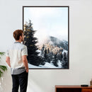 Snowy Mountain Forest Wall Art Canvas Print, Winter Pine by MyGreatCanvas | Canvas Wall Art Prints | Photo Prints & Wall Decor