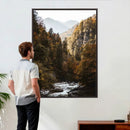 Autumn Forest Mountain Wall Art Canvas Print, Nature by MyGreatCanvas | Canvas Wall Art Prints | Photo Prints & Wall Decor