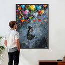 Banksy Balloon Canvas, Banksy Graffiti Art, Balloon Poster, by MyGreatCanvas | Canvas Wall Art Prints | Photo Prints & Wall Decor