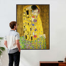 The Kiss Wall Art Canvas Print – Gustav Klimt The Kiss Gold by MyGreatCanvas | Canvas Wall Art Prints | Photo Prints & Wall Decor