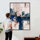 Abstract Navy Blue Wall Art Canvas Print by MyGreatCanvas | Canvas Wall Art Prints | Photo Prints & Wall Decor