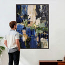 Abstract Dark Blue Wall Art Canvas Print by MyGreatCanvas | Canvas Wall Art Prints | Photo Prints & Wall Decor