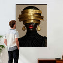 Abstract Afro American Women Wall Art Canvas Print by MyGreatCanvas | Canvas Wall Art Prints | Photo Prints & Wall Decor