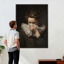 Baroque Portrait Canvas Wall Art, Flemish Woman with Lace by MyGreatCanvas | Canvas Wall Art Prints | Photo Prints & Wall Decor