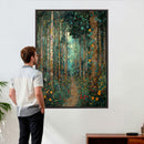 Gustav Klimt Style Forest Canvas Wall Art, Golden Forest by MyGreatCanvas | Canvas Wall Art Prints | Photo Prints & Wall Decor