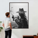 Vintage Cowboy Wall Art Canvas Print - Western Gunslinger Revolver Artwork, by MyGreatCanvas | Canvas Wall Art Prints | Photo Prints & Wall Decor