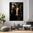 Abstract Horse Wall Art Canvas Print – Painted Style Western by MyGreatCanvas | Canvas Wall Art Prints | Photo Prints & Wall Decor