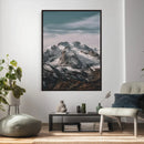 Alpine Mountain Landscape Wall Art Canvas Print, Snowy Peak by MyGreatCanvas | Canvas Wall Art Prints | Photo Prints & Wall Decor