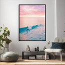Sunset Surf Wall Art Canvas Print – Coastal Ocean by MyGreatCanvas | Canvas Wall Art Prints | Photo Prints & Wall Decor